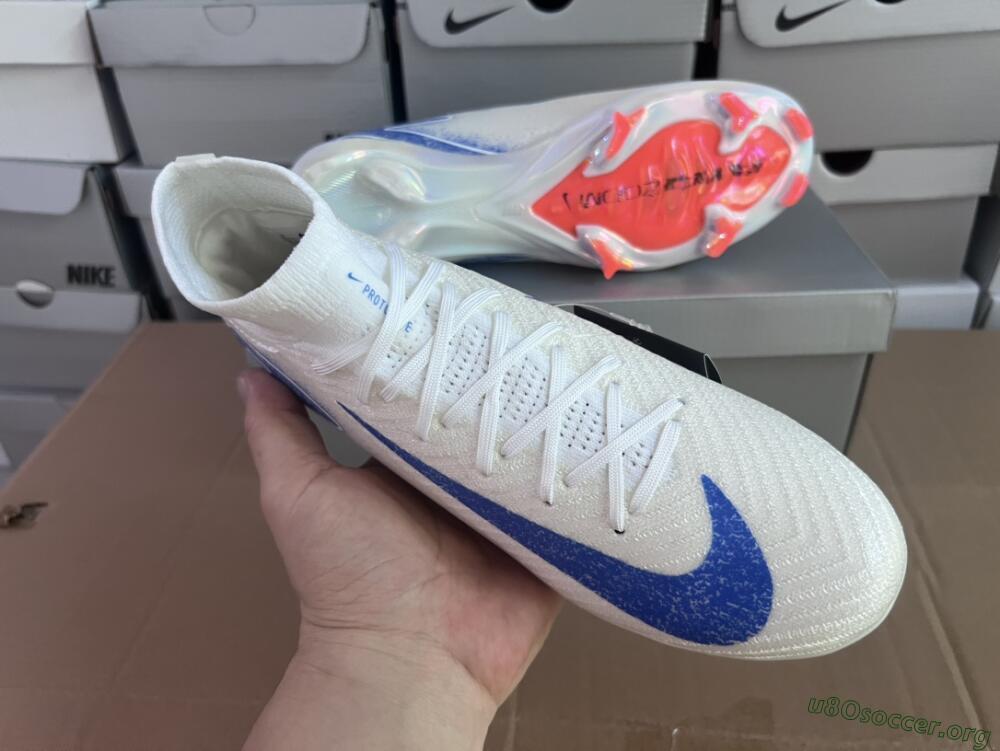 Nike Air Zoom Mercurial Superfly 10 Elite FG Football Boots - Grey/Blue/Orange