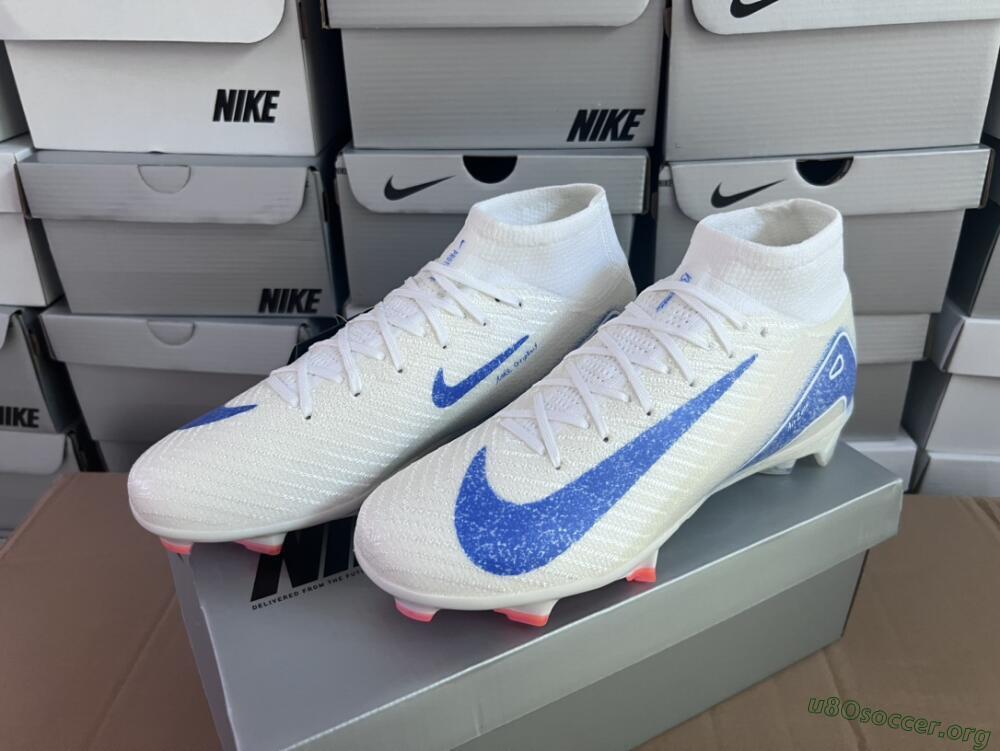 Nike Air Zoom Mercurial Superfly 10 Elite FG Football Boots - Grey/Blue/Orange