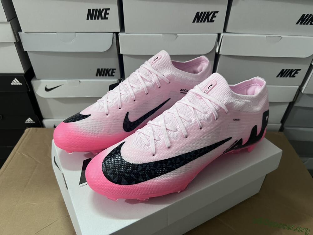 Nike Air Zoom Mercurial Vapor 15 Elite FG Football Boots - Pink/Black