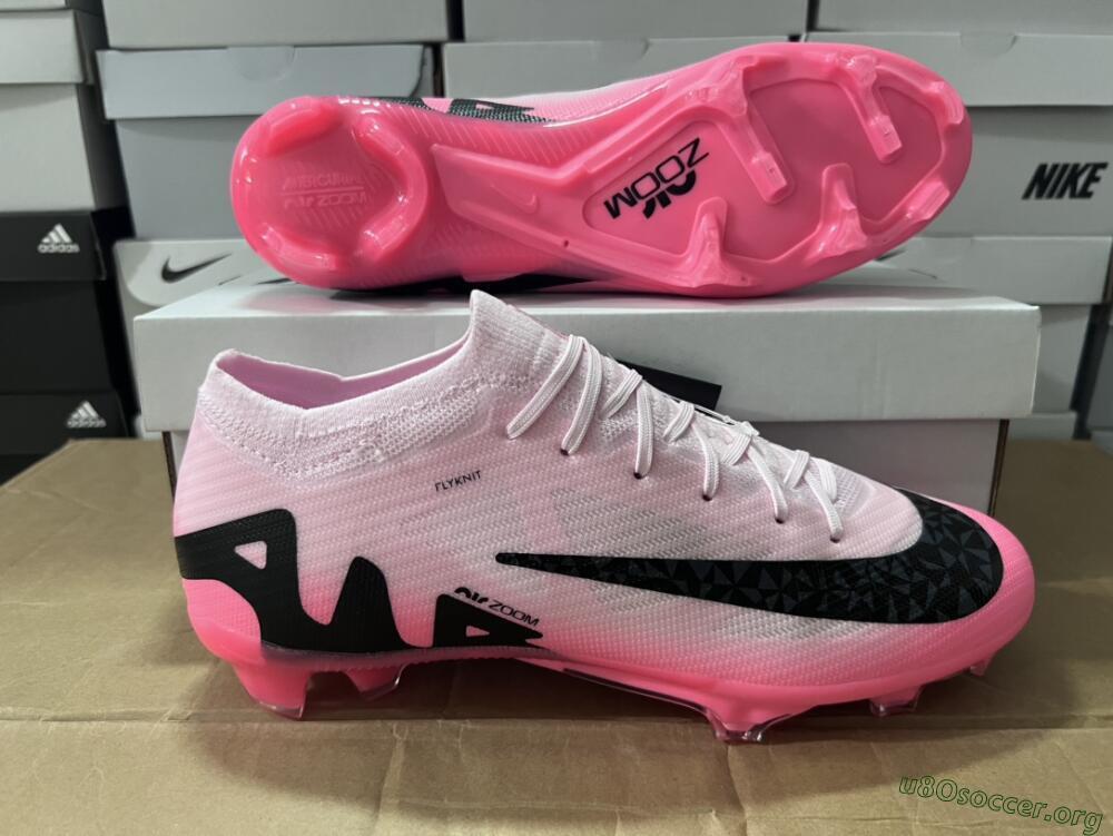 Nike Air Zoom Mercurial Vapor 15 Elite FG Football Boots - Pink/Black