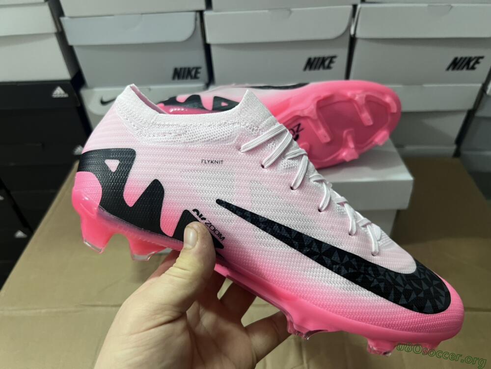 Nike Air Zoom Mercurial Vapor 15 Elite FG Football Boots - Pink/Black