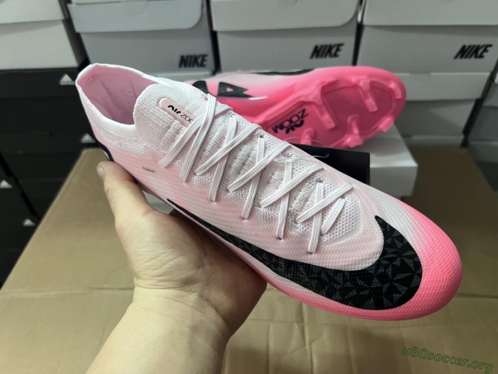 Nike Air Zoom Mercurial Vapor 15 Elite FG Football Boots - Pink/Black