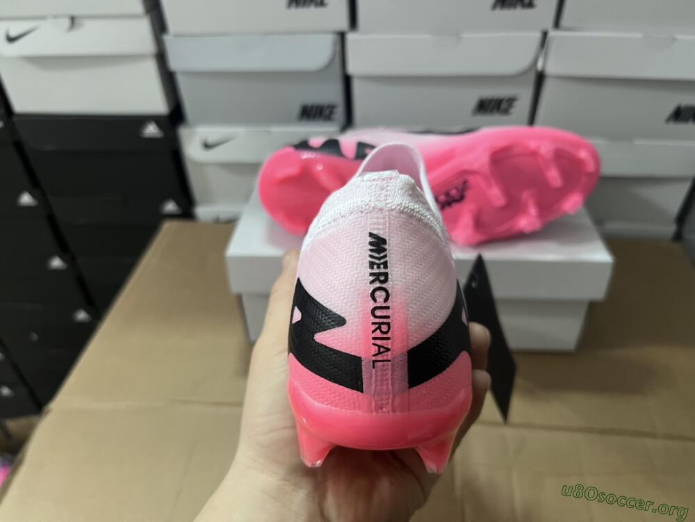 Nike Air Zoom Mercurial Vapor 15 Elite FG Football Boots - Pink/Black