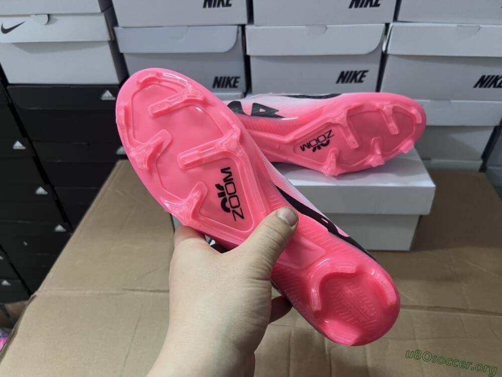Nike Air Zoom Mercurial Vapor 15 Elite FG Football Boots - Pink/Black