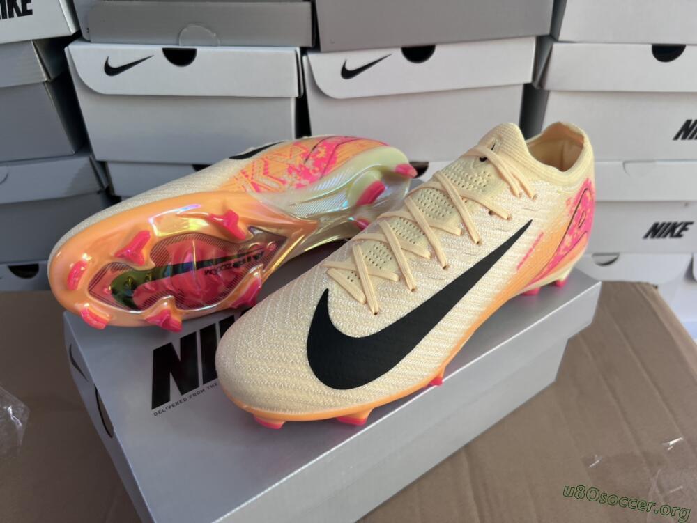 Nike Air Zoom Mercurial Vapor 16 Elite FG Football Boots - Yellow/Black/Pink