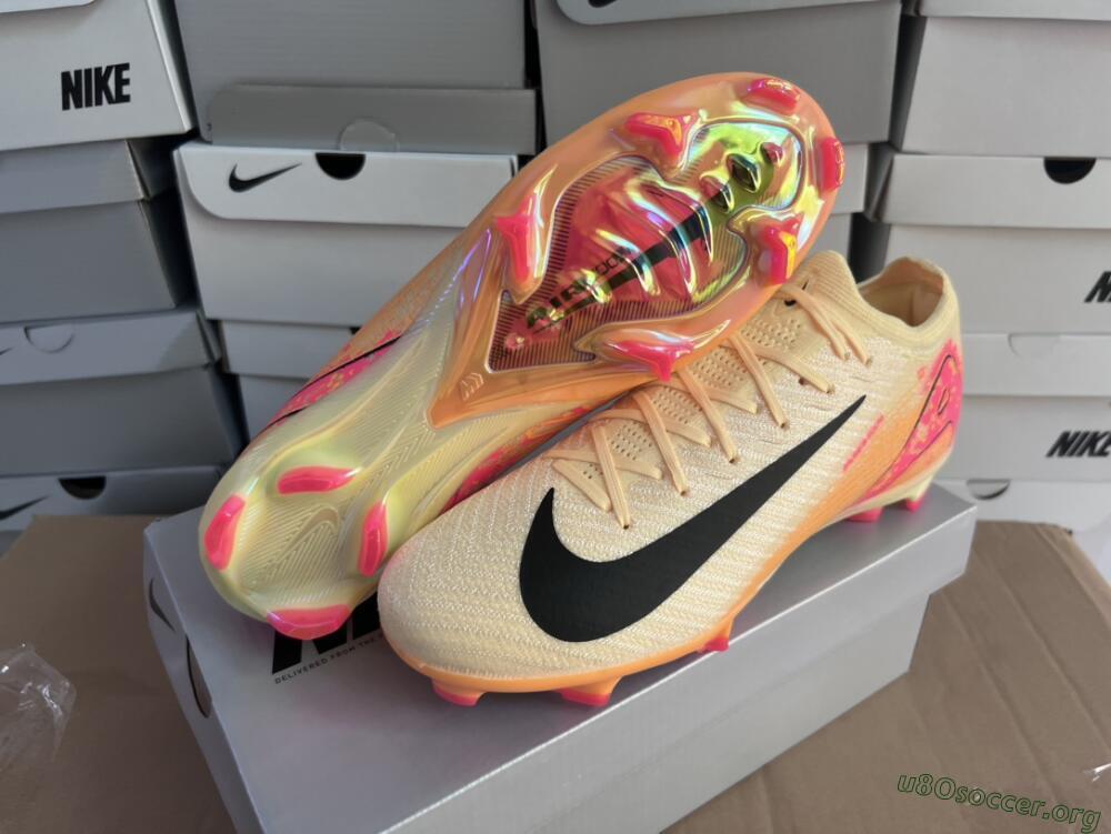 Nike Air Zoom Mercurial Vapor 16 Elite FG Football Boots - Yellow/Black/Pink