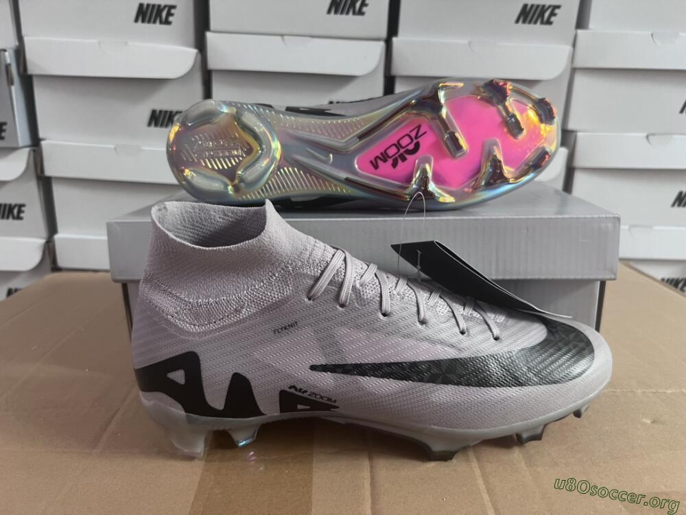 Nike Air Zoom Mercurial Superfly 9 Elite FG Football Boots - Purple/Black/Gold