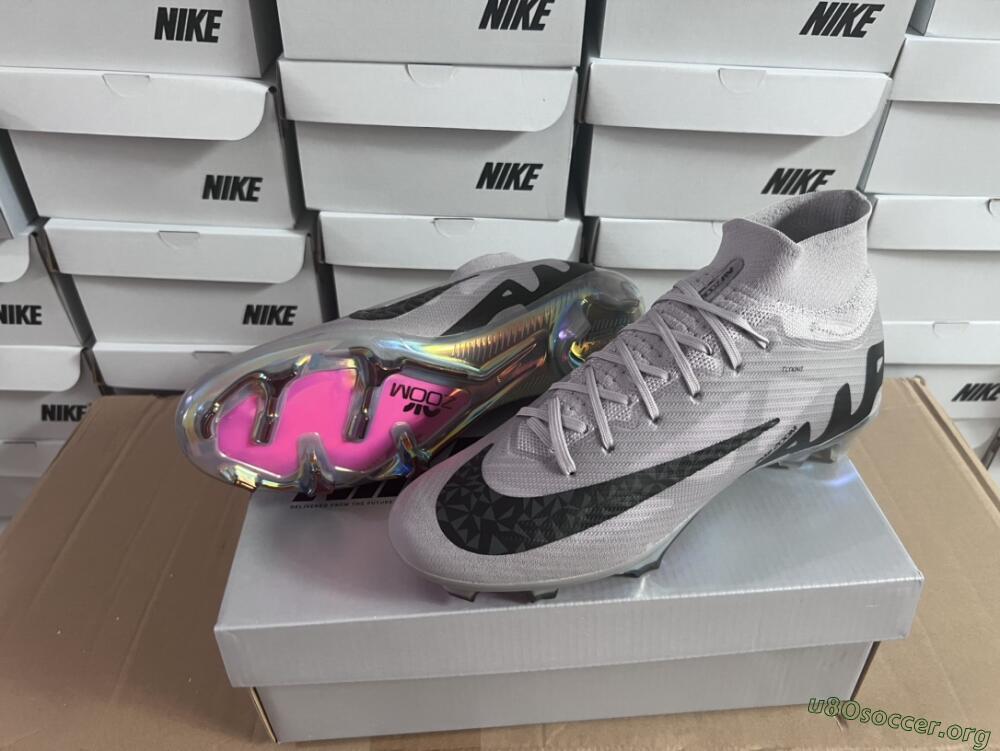 Nike Air Zoom Mercurial Superfly 9 Elite FG Football Boots - Purple/Black/Gold