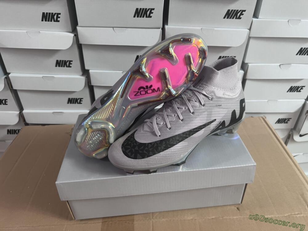 Nike Air Zoom Mercurial Superfly 9 Elite FG Football Boots - Purple/Black/Gold