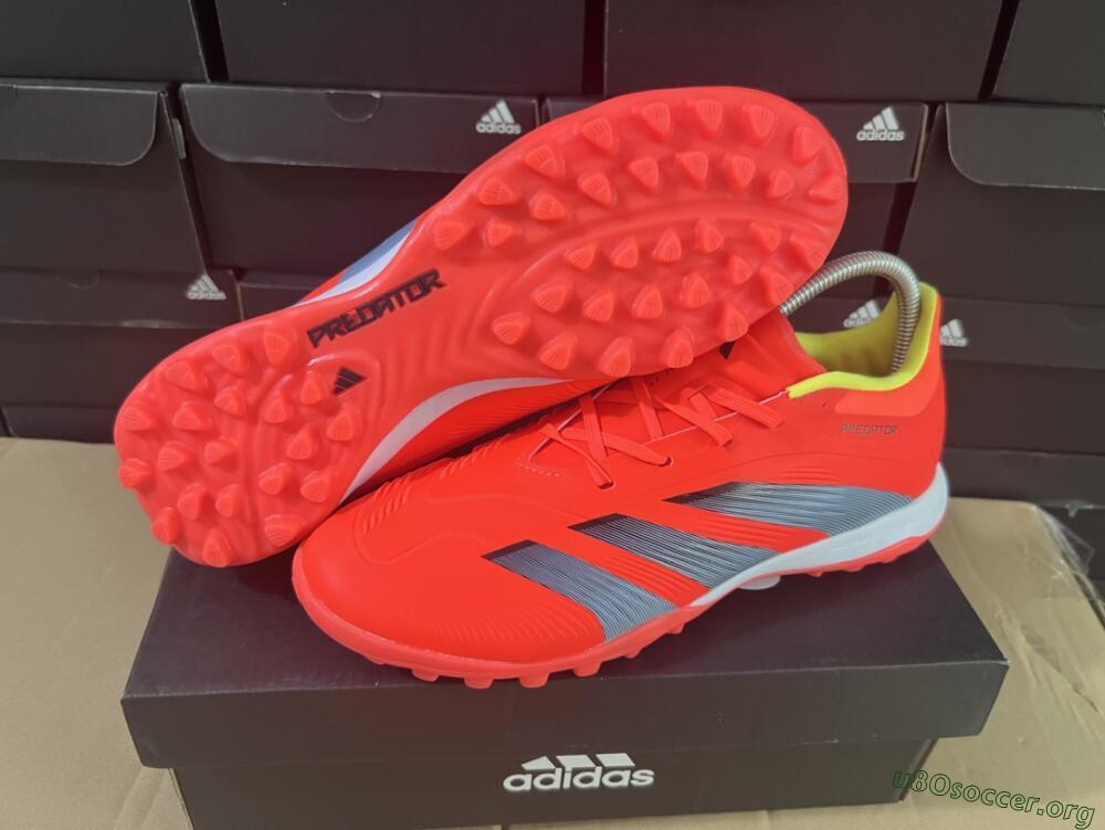 Adidas Predator 24 Elite TF Football Shoes - Red/Black/White