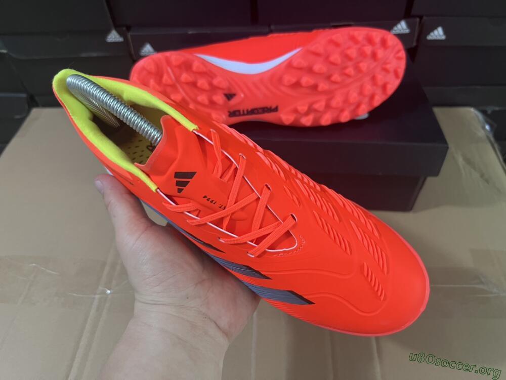 Adidas Predator 24 Elite TF Football Shoes - Red/Black/White
