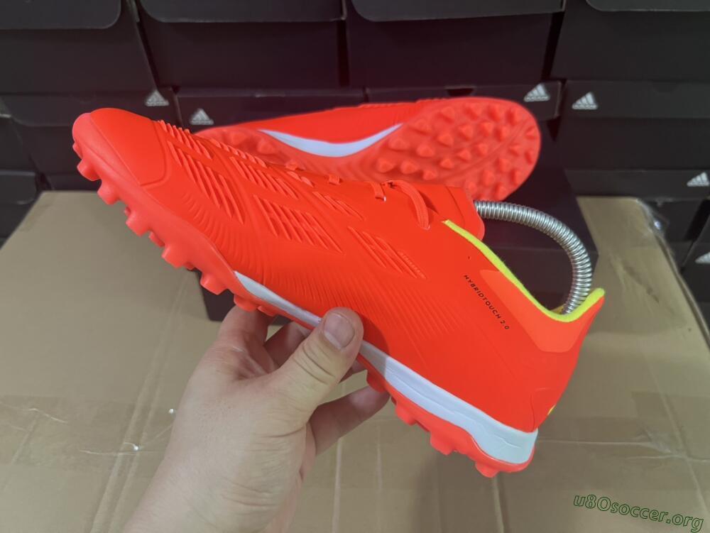 Adidas Predator 24 Elite TF Football Shoes - Red/Black/White