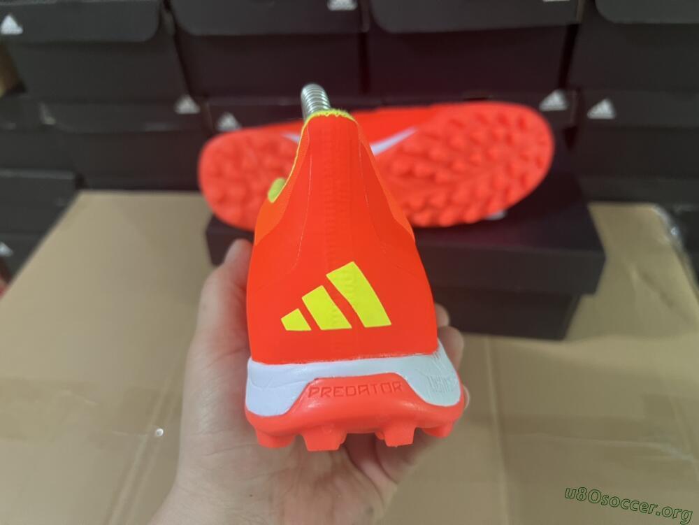 Adidas Predator 24 Elite TF Football Shoes - Red/Black/White