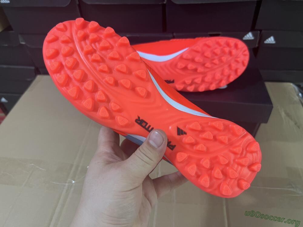 Adidas Predator 24 Elite TF Football Shoes - Red/Black/White