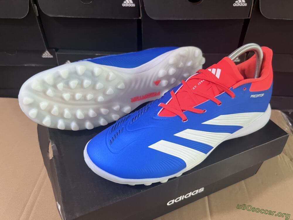 Adidas Predator 24 Elite TF Football Shoes - Blue/Red/White