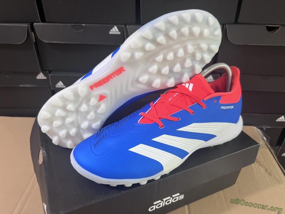 Adidas Predator 24 Elite TF Football Shoes - Blue/Red/White