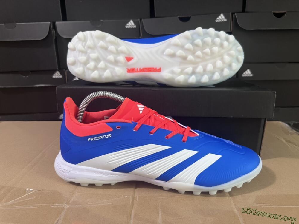 Adidas Predator 24 Elite TF Football Shoes - Blue/Red/White