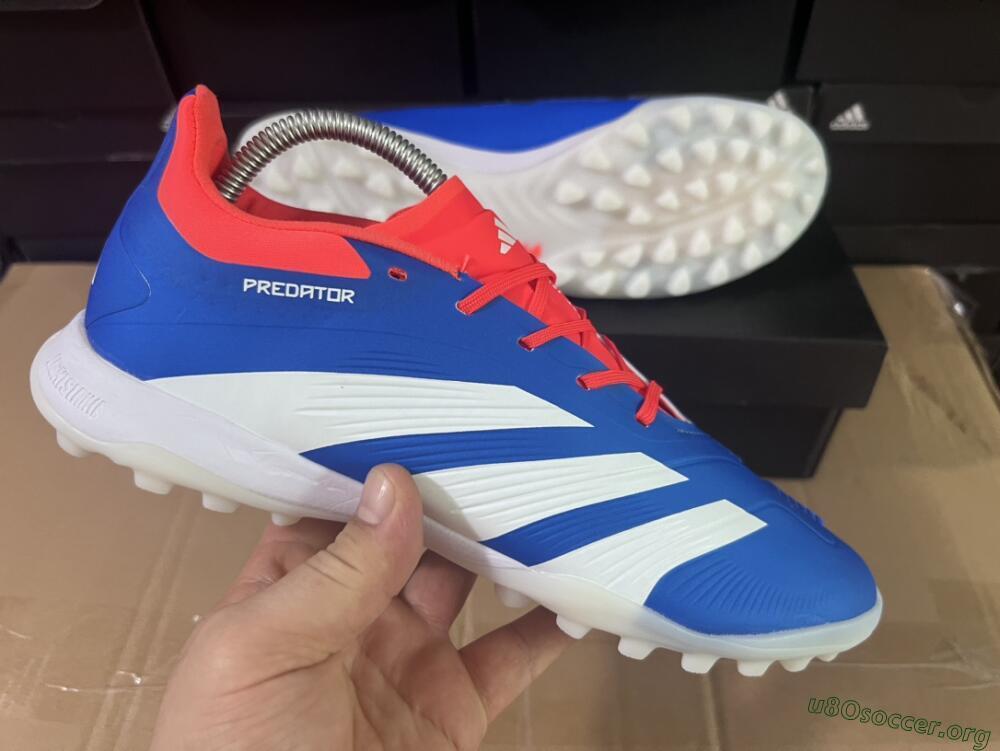 Adidas Predator 24 Elite TF Football Shoes - Blue/Red/White