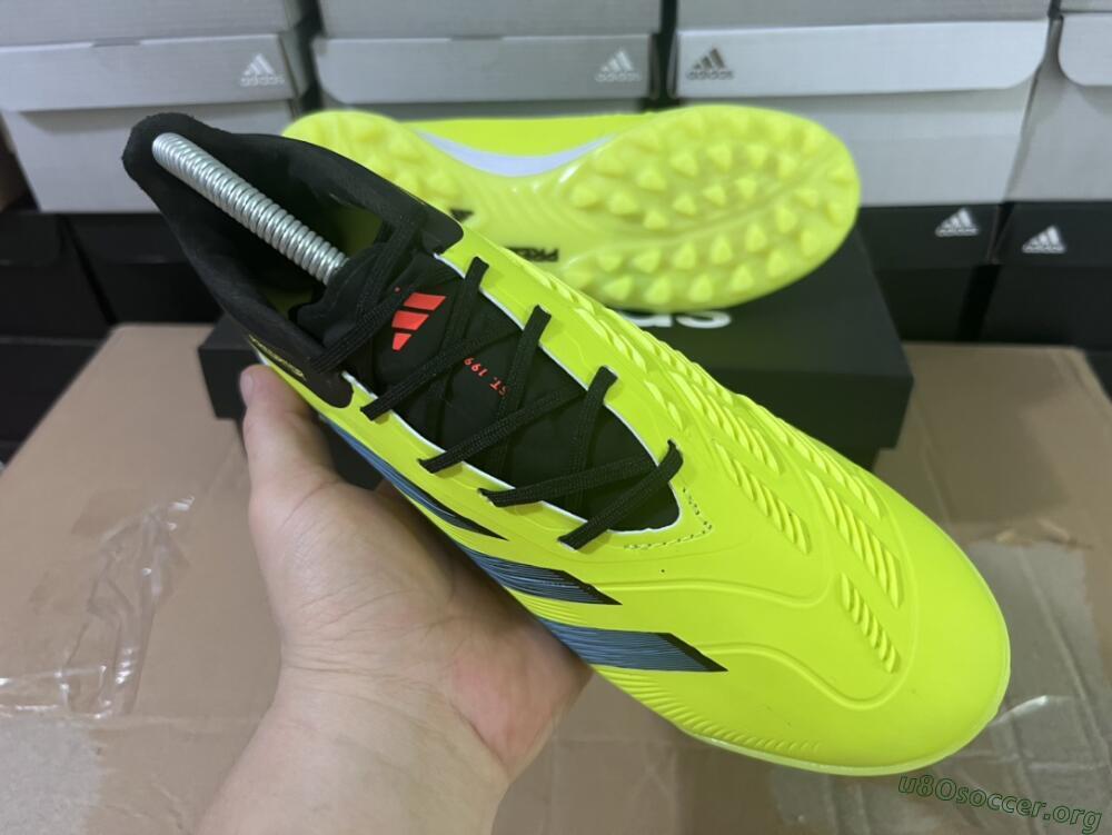Adidas Predator Accuracy Elite TF Football Shoes - Yellow/Black/Silver
