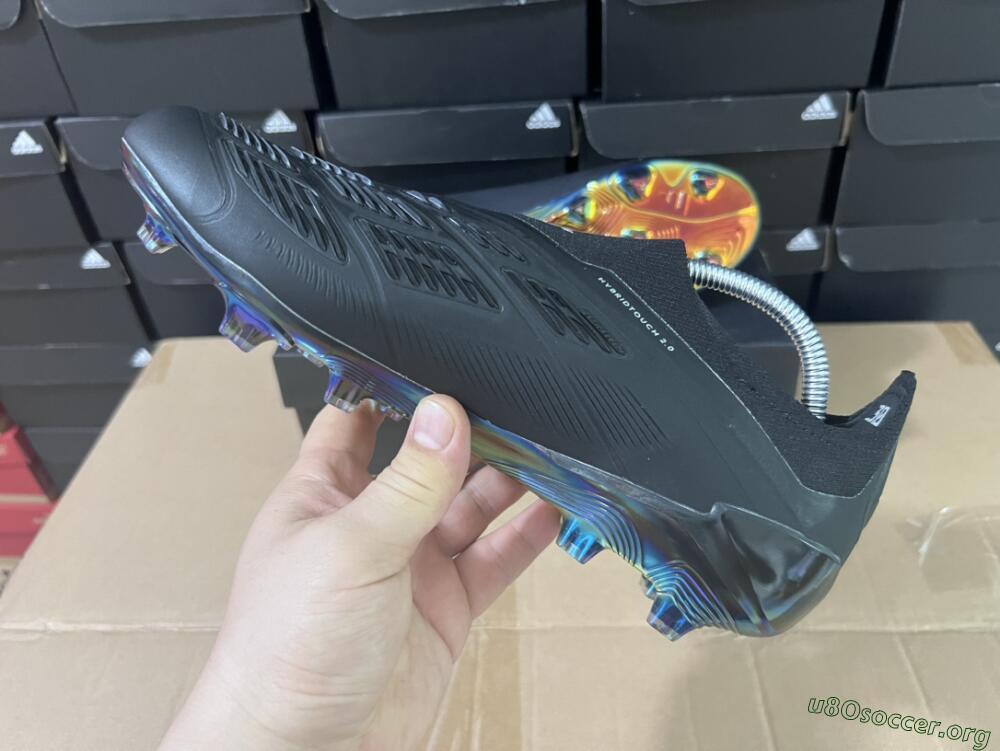 Adidas Predator Accuracy+ Laceless FG Football Boots - Black/Silver