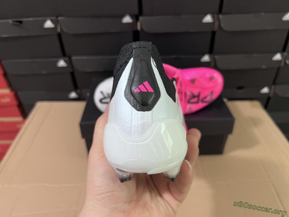 Adidas Predator Elite Foldover Tongue FG Football Boots - Pink/Grey/White