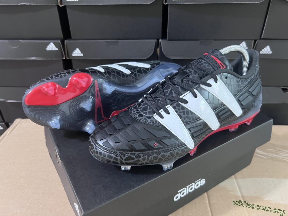 Adidas Predator Accelerator 94 FG Football Boots - Black/White/Red