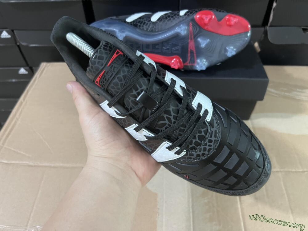 Adidas Predator Accelerator 94 FG Football Boots - Black/White/Red