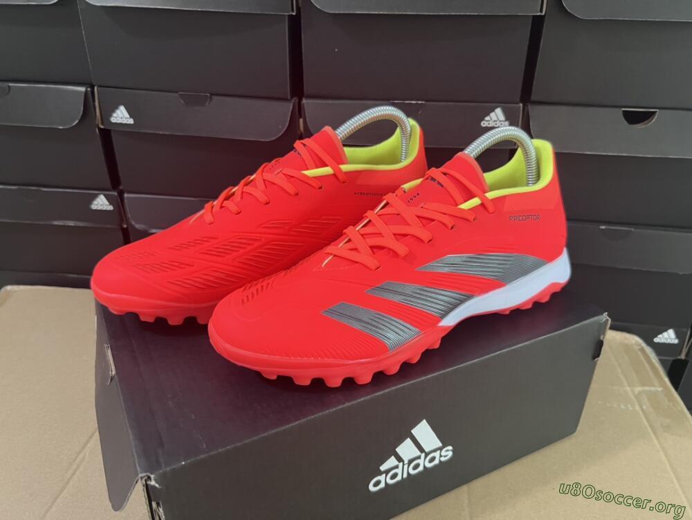 Adidas Predator Elite TF Football Shoes - Red/Black/White