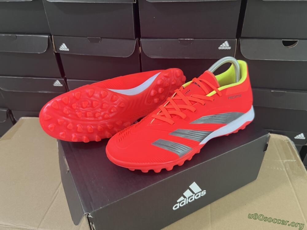 Adidas Predator Elite TF Football Shoes - Red/Black/White