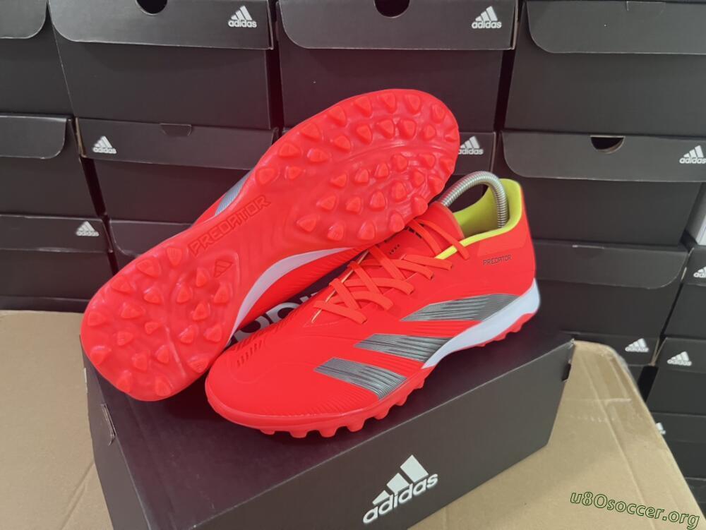 Adidas Predator Elite TF Football Shoes - Red/Black/White
