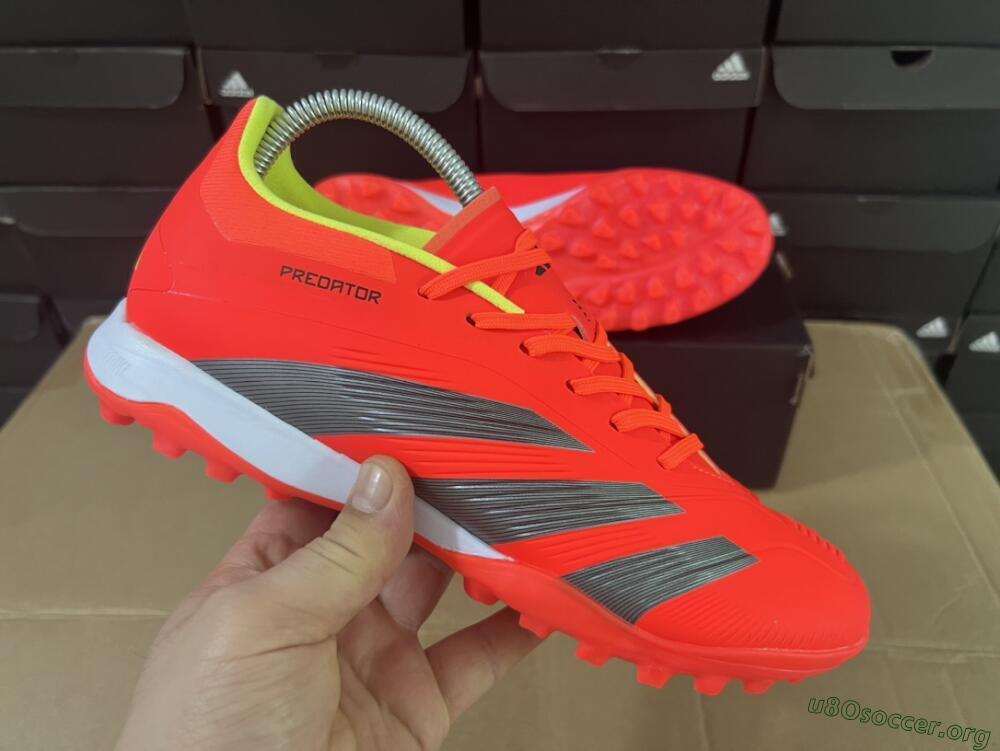 Adidas Predator Elite TF Football Shoes - Red/Black/White