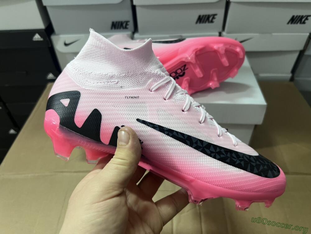 Nike Air Zoom Mercurial Superfly 9 Elite FG Football Boots - Pink/Black
