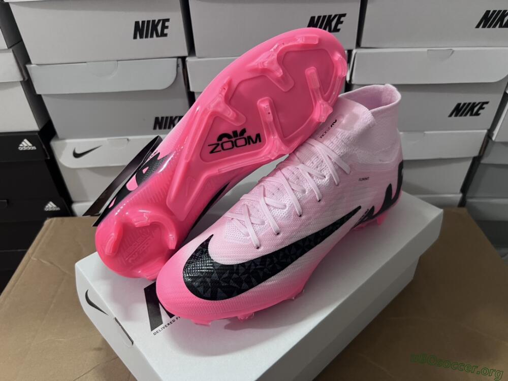 Nike Air Zoom Mercurial Superfly 9 Elite FG Football Boots - Pink/Black