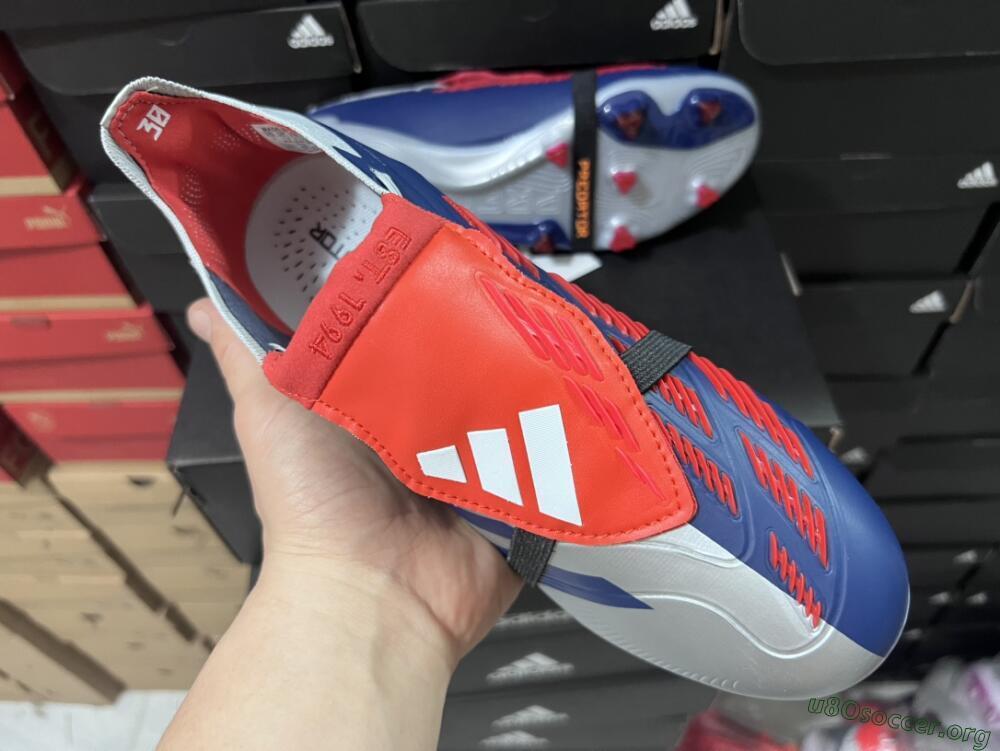 Adidas Predator Elite Foldover Tongue FG Football Boots - Silver/Black/Red