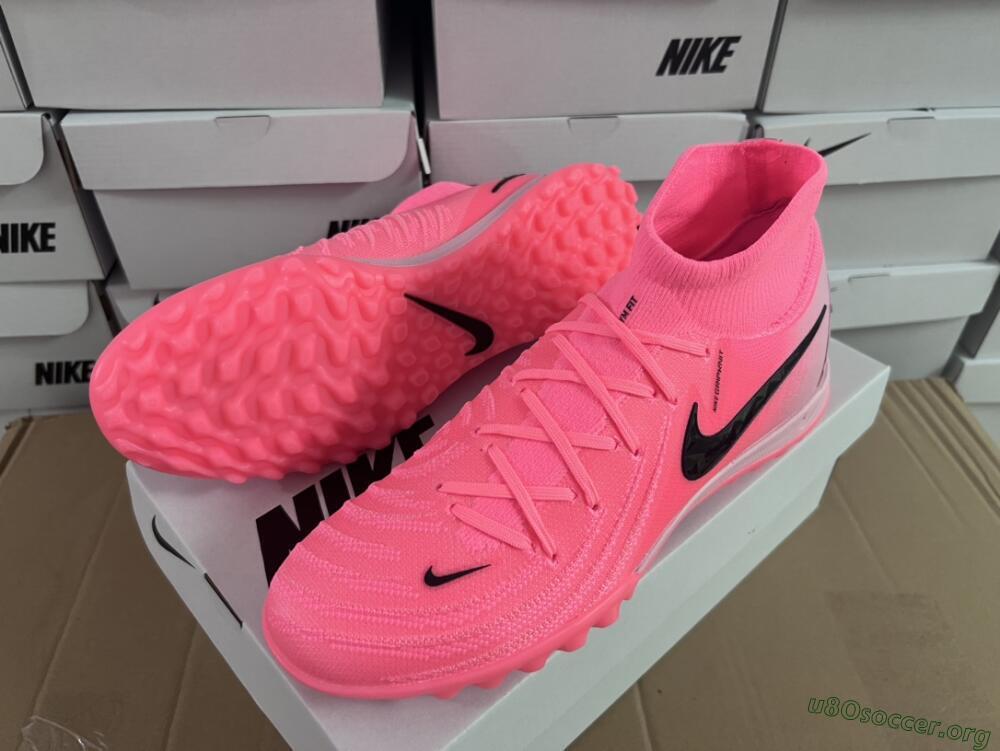 Nike Phantom Luna Elite NU TF Football Shoes - Red/Pink/Black