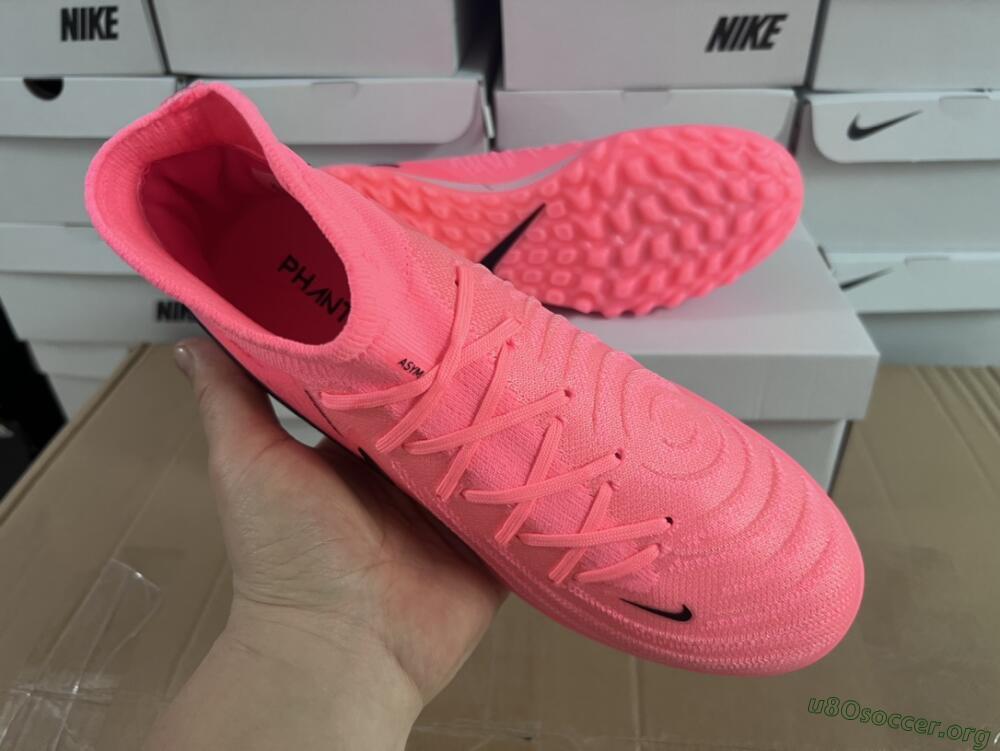 Nike Phantom Luna Elite NU TF Football Shoes - Red/Pink/Black