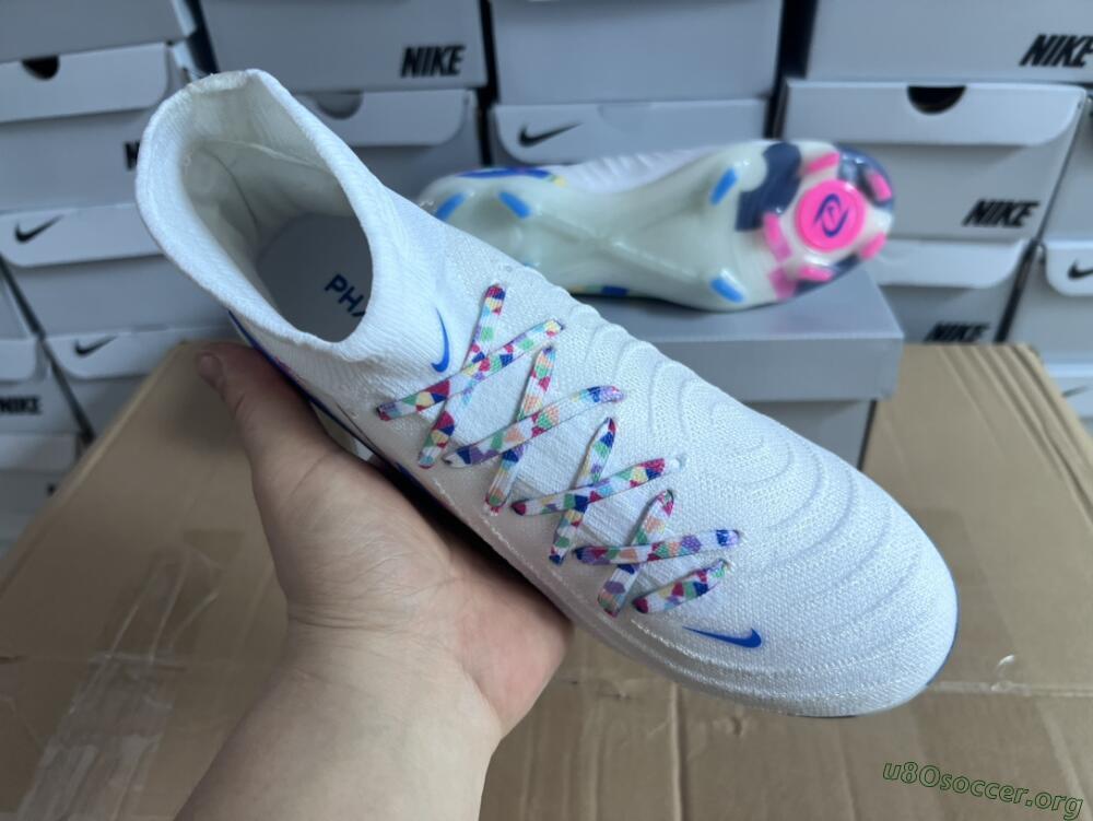 Nike Phantom Luna Elite NU FG Football Boots - Beige/Blue/Yellow/Pink