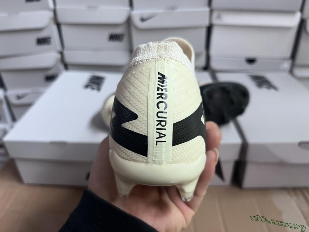 Nike Air Zoom Mercurial Vapor 15 Elite FG Football Boots - Beige/Black