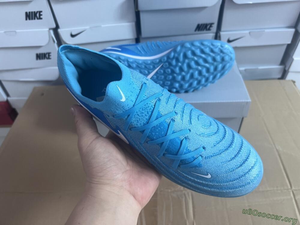 Nike Phantom Luna Elite TF Football Shoes - Jade/White/Blue