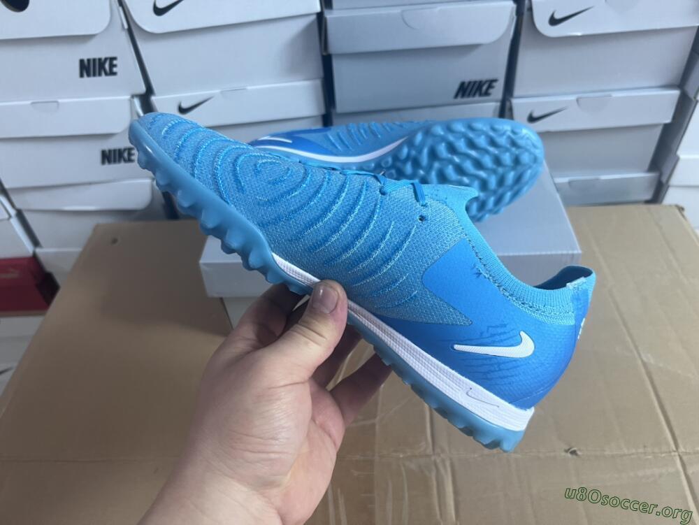 Nike Phantom Luna Elite TF Football Shoes - Jade/White/Blue