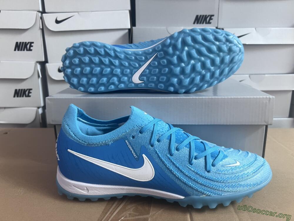 Nike Phantom Luna Elite TF Football Shoes - Jade/White/Blue