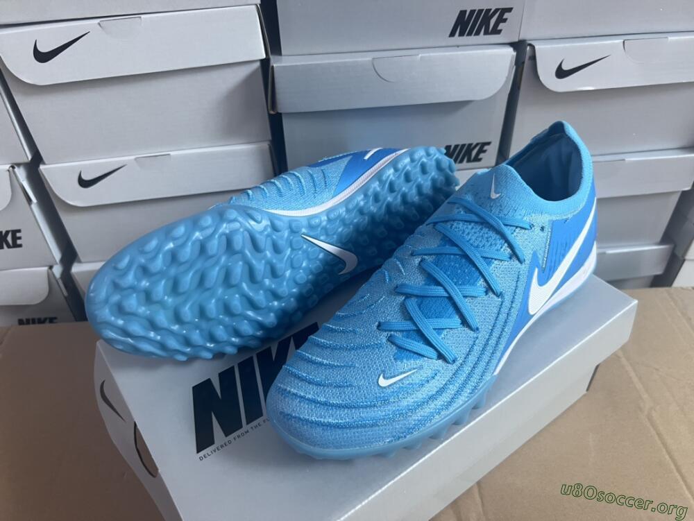 Nike Phantom Luna Elite TF Football Shoes - Jade/White/Blue