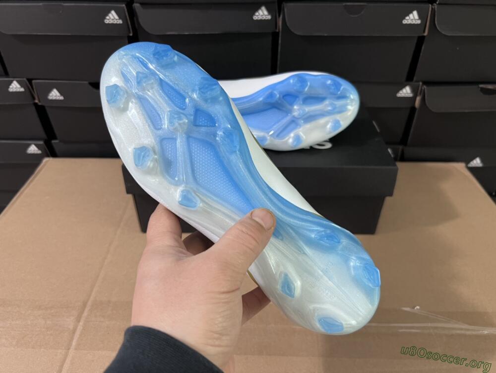 Adidas X Crazyfast.1 Messi FG Football Boots - Blue/Jade/Gold/White