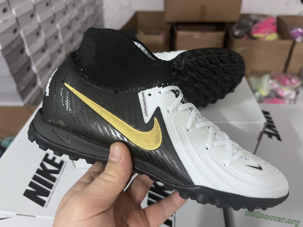 Nike Phantom Luna Elite NU FG Football Boots - White/Black/Gold