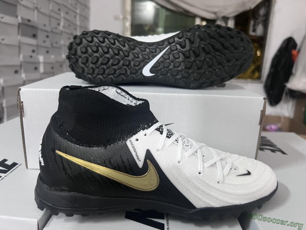 Nike Phantom Luna Elite NU FG Football Boots - White/Black/Gold