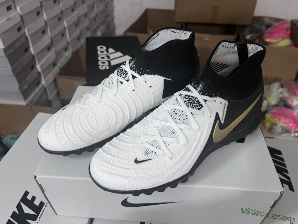 Nike Phantom Luna Elite NU FG Football Boots - White/Black/Gold