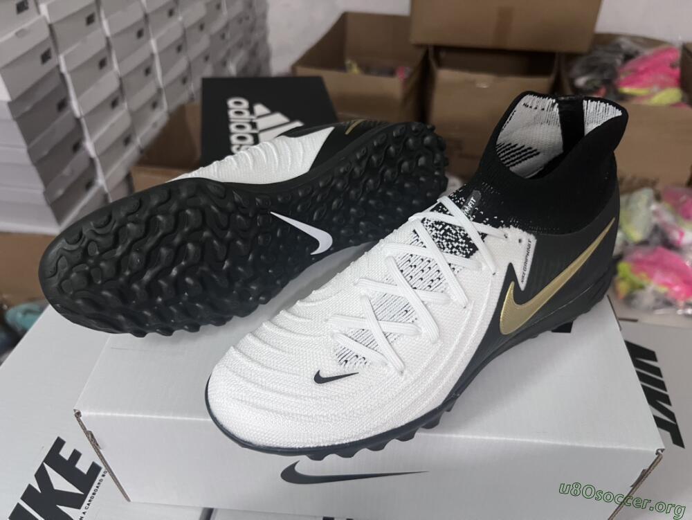 Nike Phantom Luna Elite NU FG Football Boots - White/Black/Gold