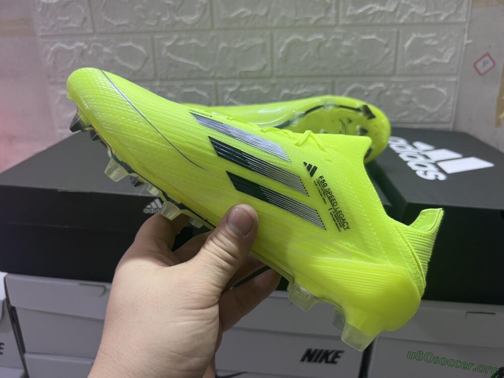Adidas F50 Adizero FG Football Boots - Yellow/Black