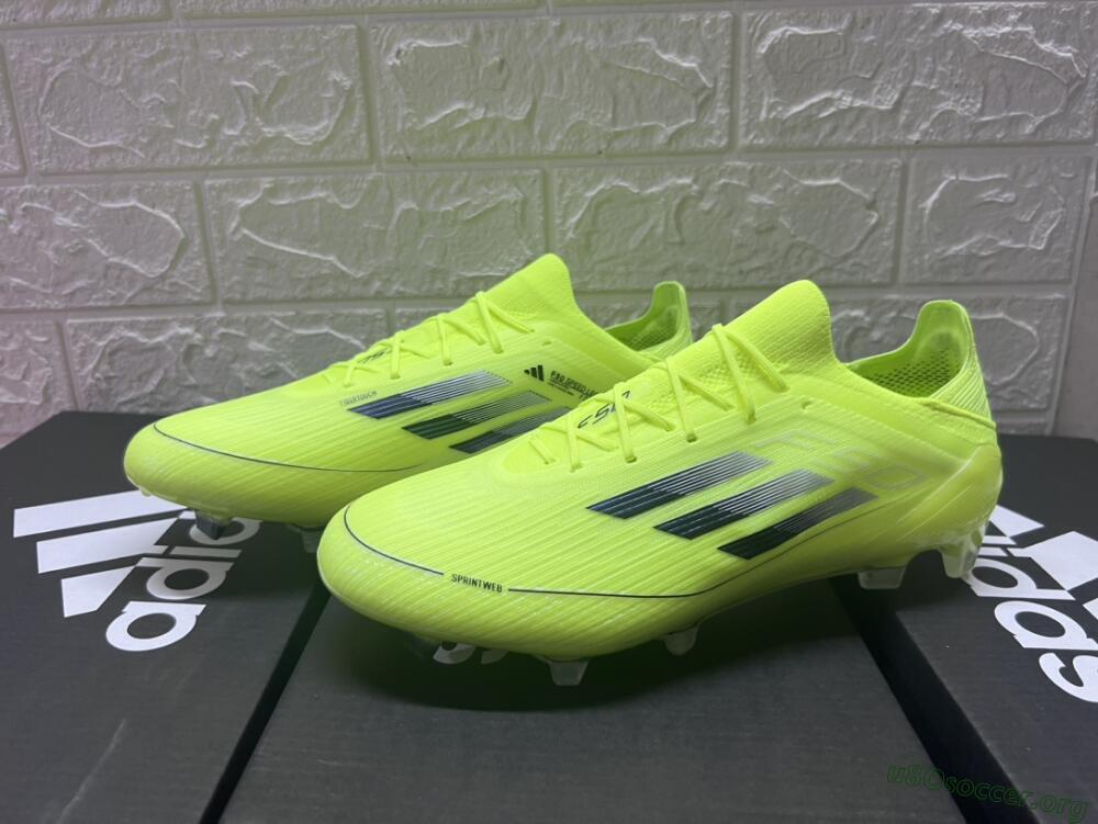 Adidas F50 Adizero FG Football Boots - Yellow/Black