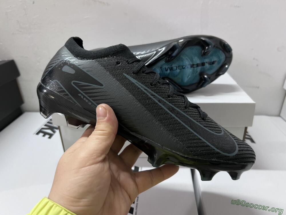 Nike Air Zoom Mercurial Vapor 16 Elite FG Football Boots - Black/Blue/Jade